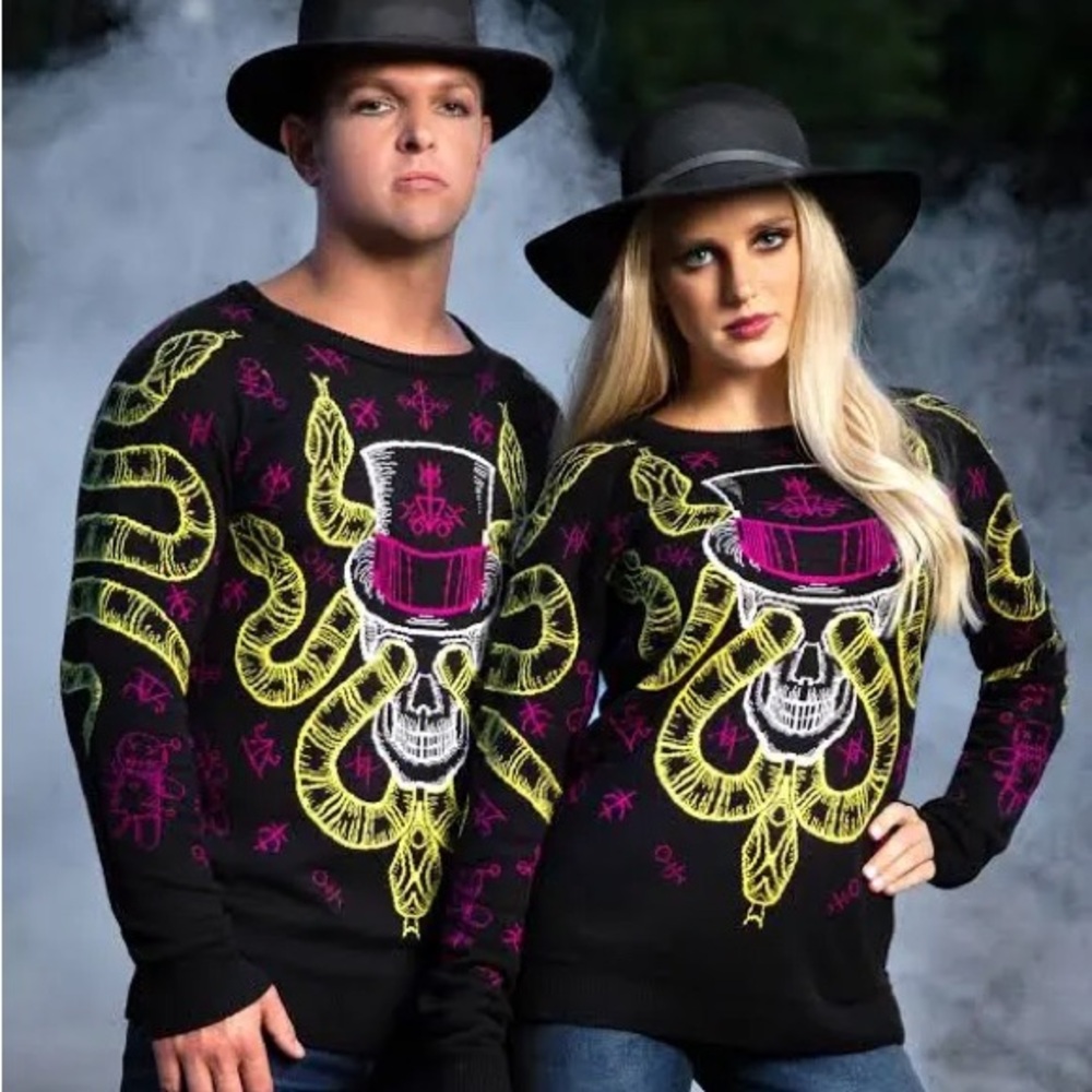 💎RARE💎🆕FUN Novelty Voodoo Sweater, Unisex One Size